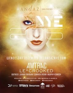 Andaz NYE San Diego 2014 2015 discount promo code tickets