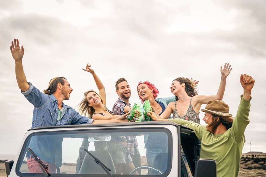 Pacific Beach Limo Service Party Bus Rental